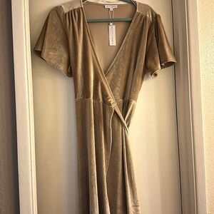 Sparkle velvet wrap dress from Baltic Born